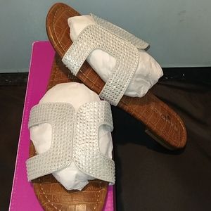 Rampage Ophelia Sandal Slide silver 9M  stones